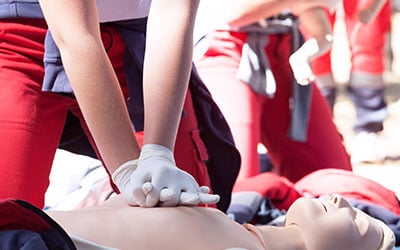 HLTAID011 Provide First Aid course information showing course details, duration, and certification for Toowong location