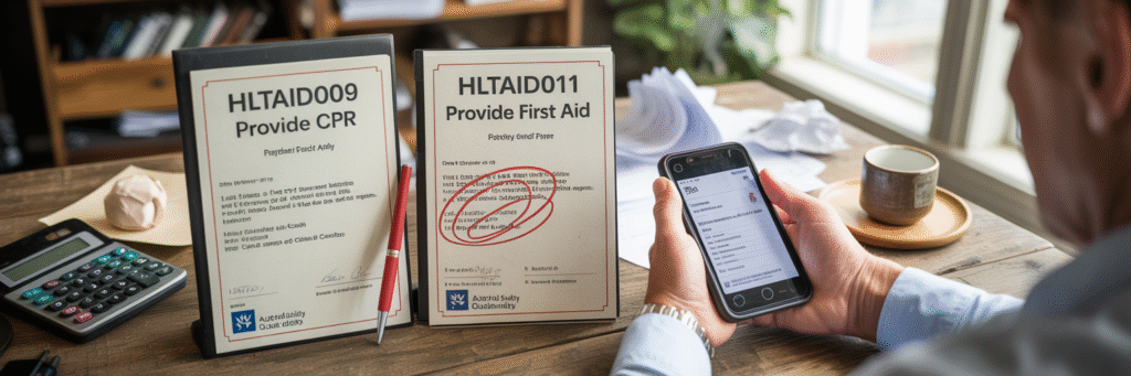basic first aid certification