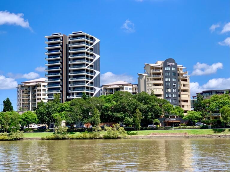 Toowong Brisbane suburb along the Brisbane River near the University of Queensland