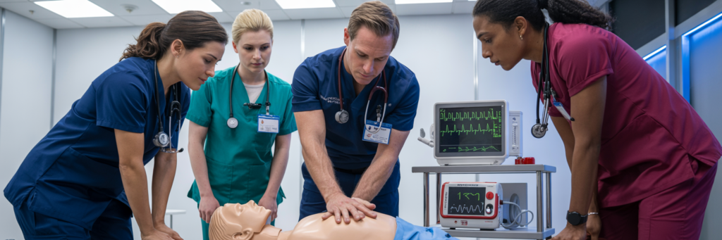 advanced resuscitation course for medical staff