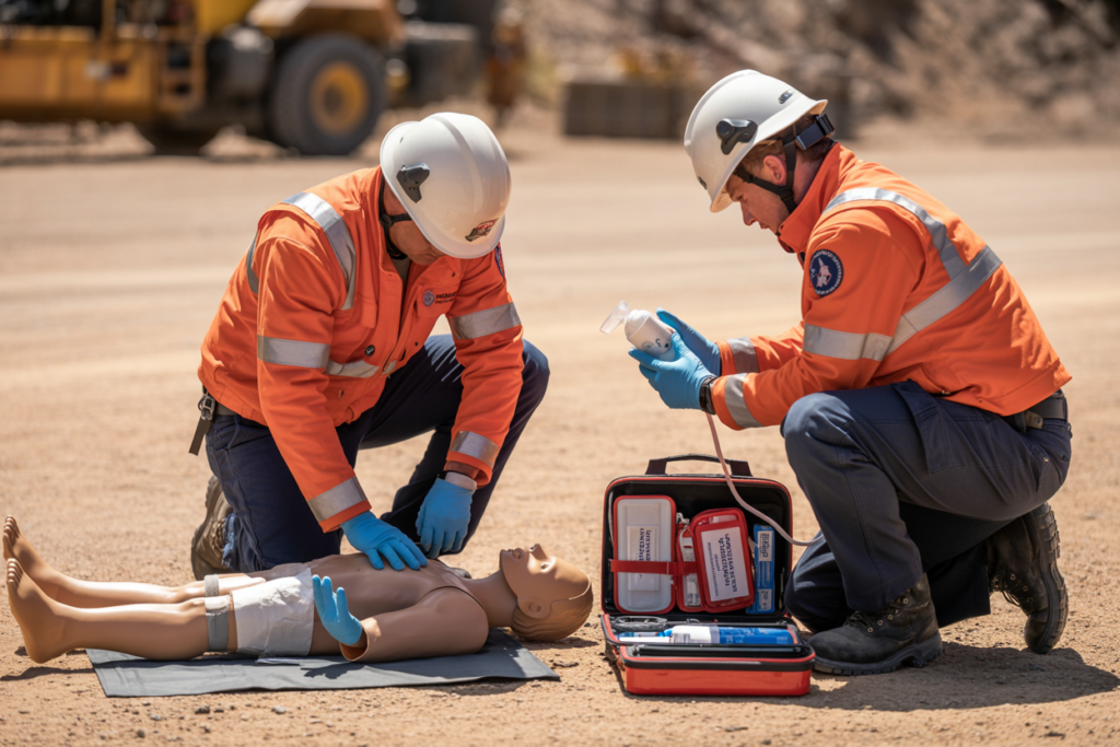 Professional Advanced Resuscitation Techniques course including CPR and AED training in Bridgeman Downs QLD
