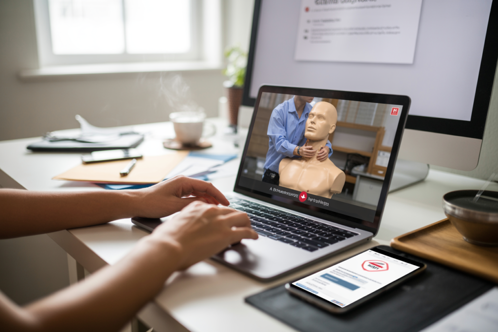Online CPR training