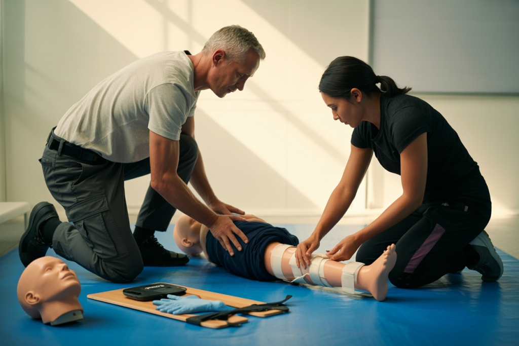first aid training materials