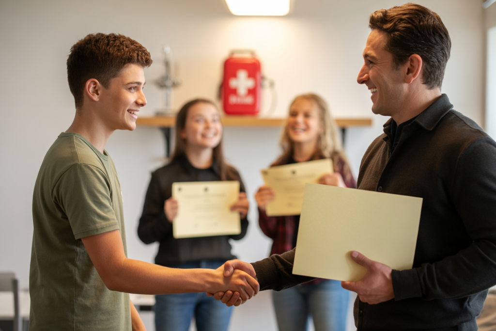 teenage CPR certification