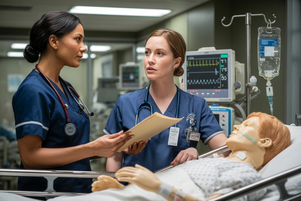 AED training for nurses
