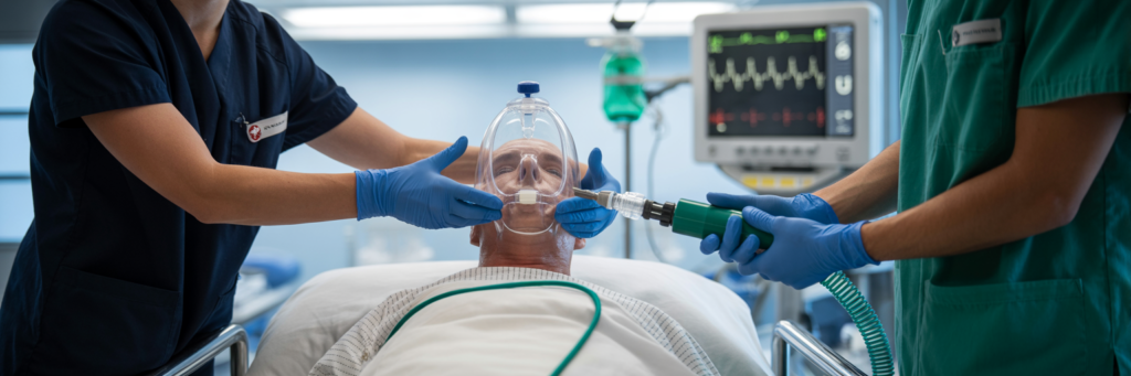 bag-valve-mask ventilation