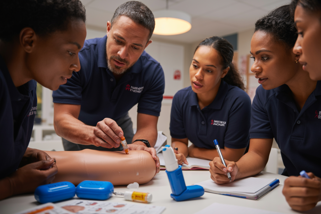 asthma anaphylaxis training