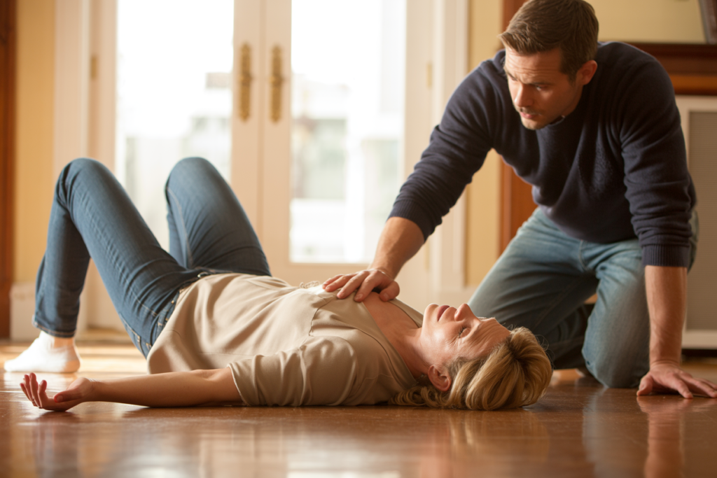 check if someone is unconscious