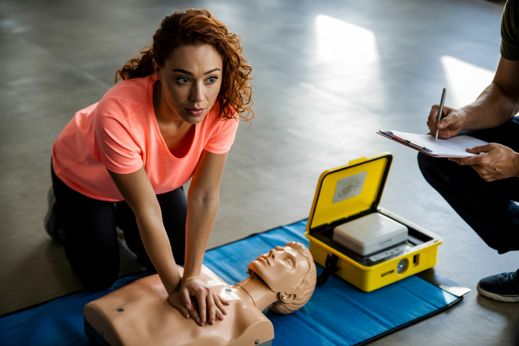 face-to-face CPR assessment