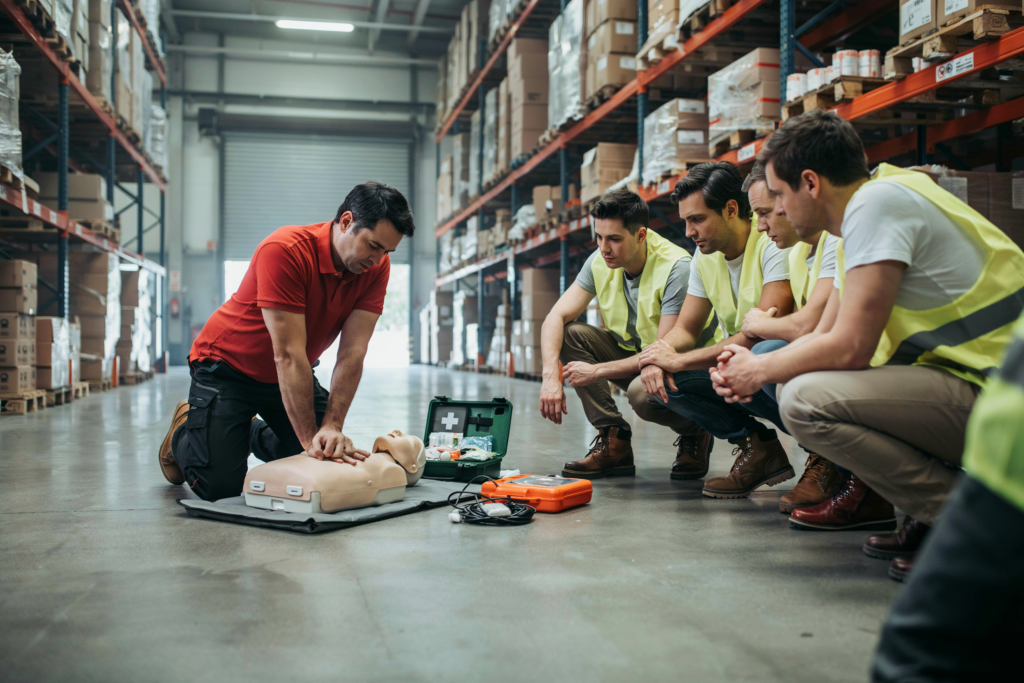 Workplace first aid training