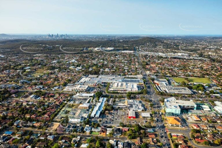 Sunnybank suburb Brisbane aerial view near asthma and anaphylaxis course training location