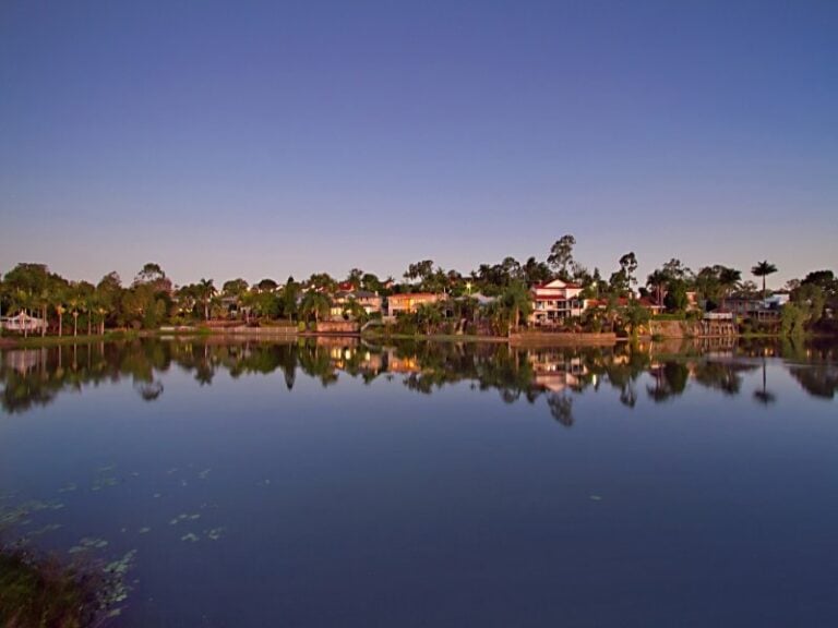Westlake Lake in the Westlake, QLD suburb where our CPR course is held