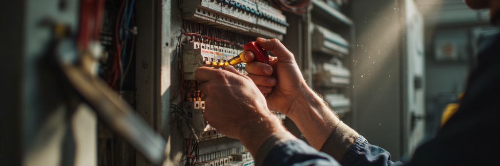 perform rescue from a live lv panel