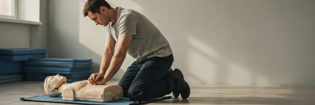 CPR technique training
