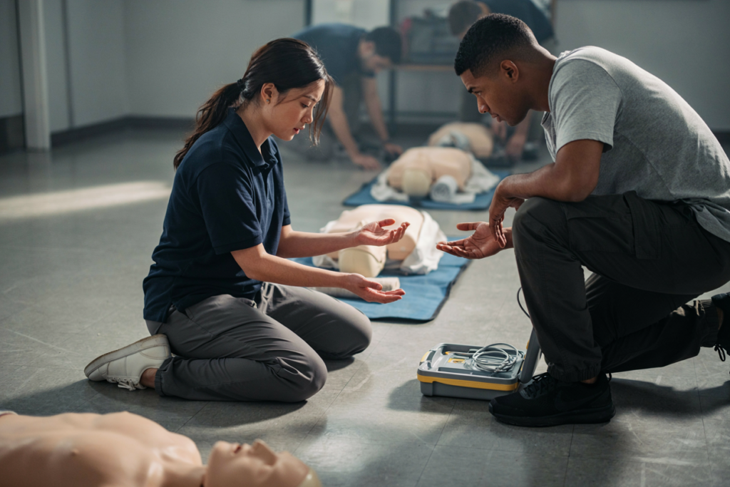 Compressions and AED