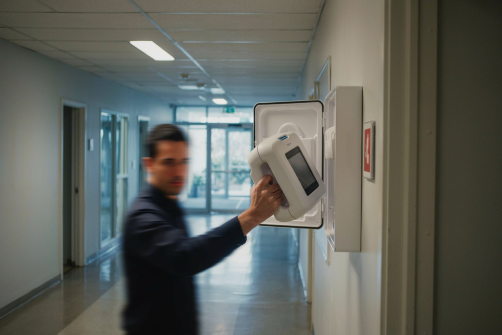 Reaching the AED