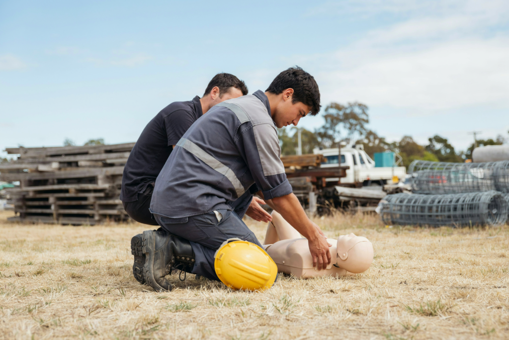 Basic first aid one casualty