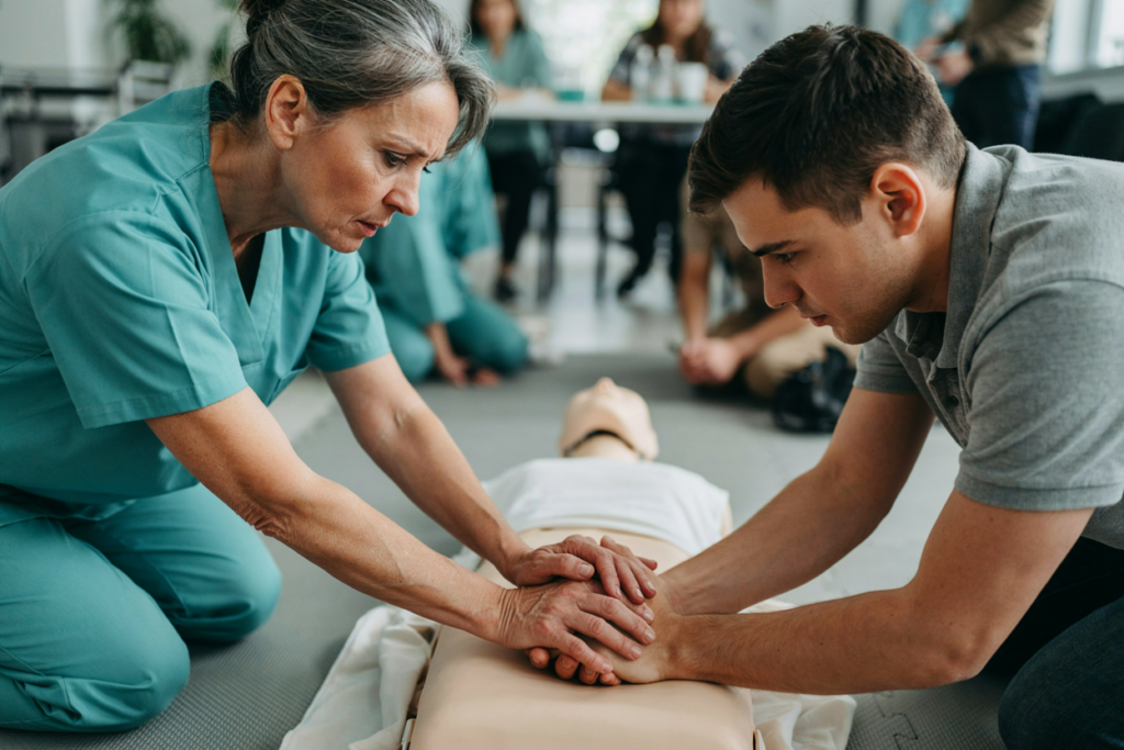 swapping rescuers during CPR